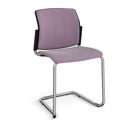 Santana cantilever chair fully upholstered