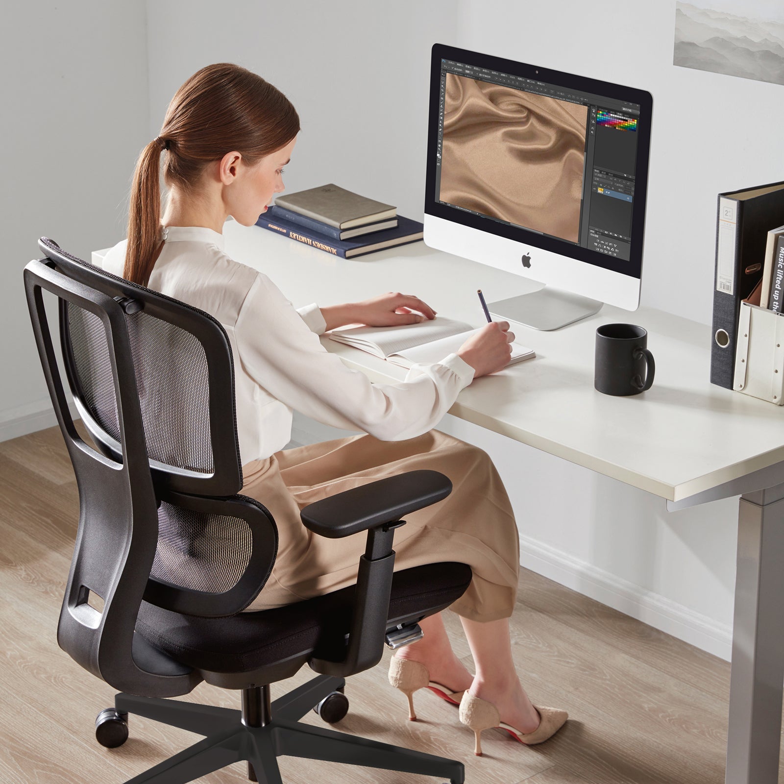 Shelby Mesh Back Operator Chair