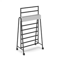 Show planter box add-on for mobile A-frame caddy system