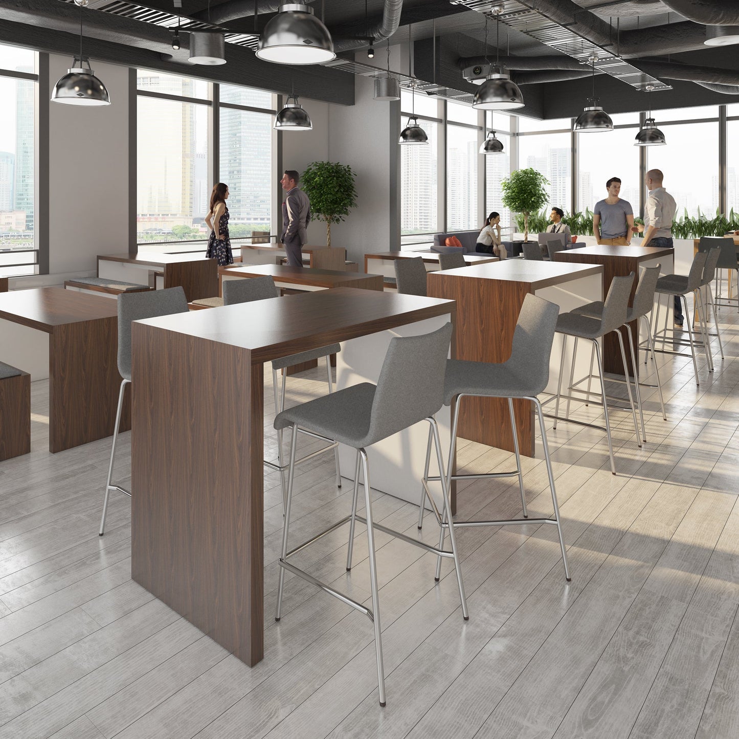 Slab Poseur dining table