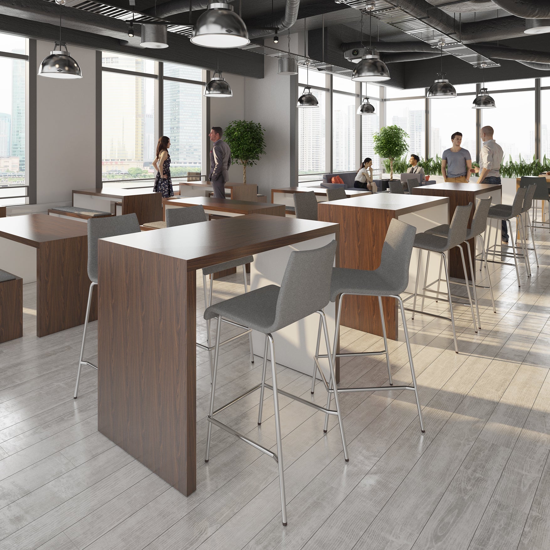 Slab Poseur dining table