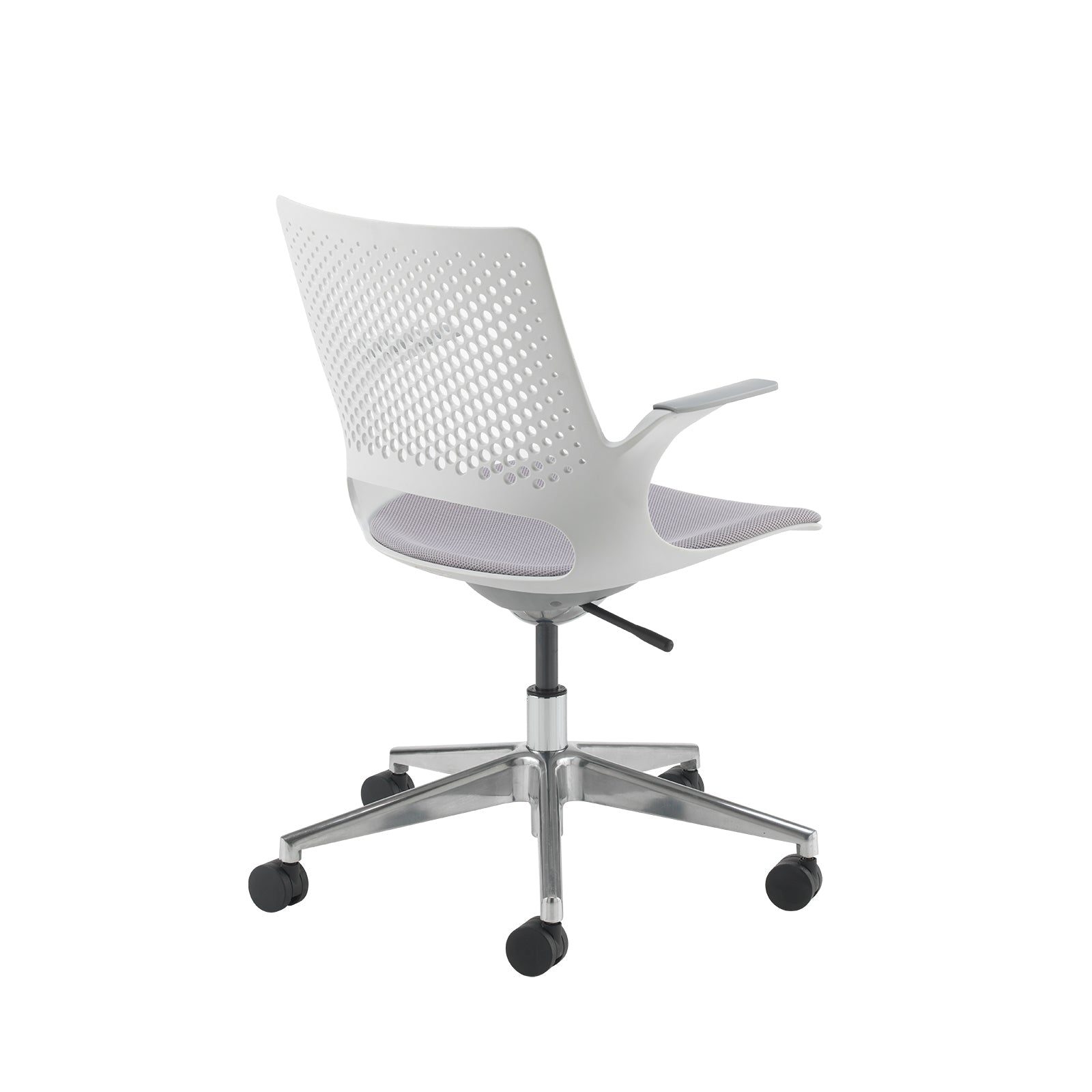 Solus designer operators chair with upholstered seat
