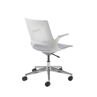 Solus designer operators chair with upholstered seat