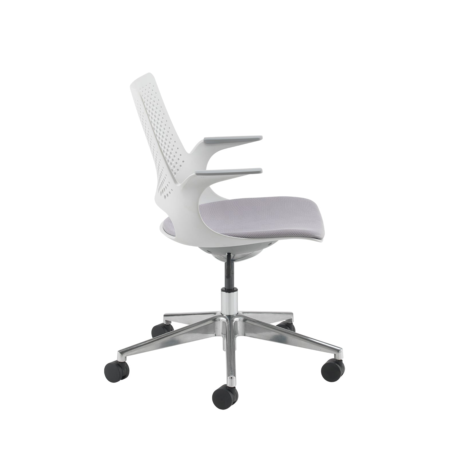 Solus designer operators chair with upholstered seat
