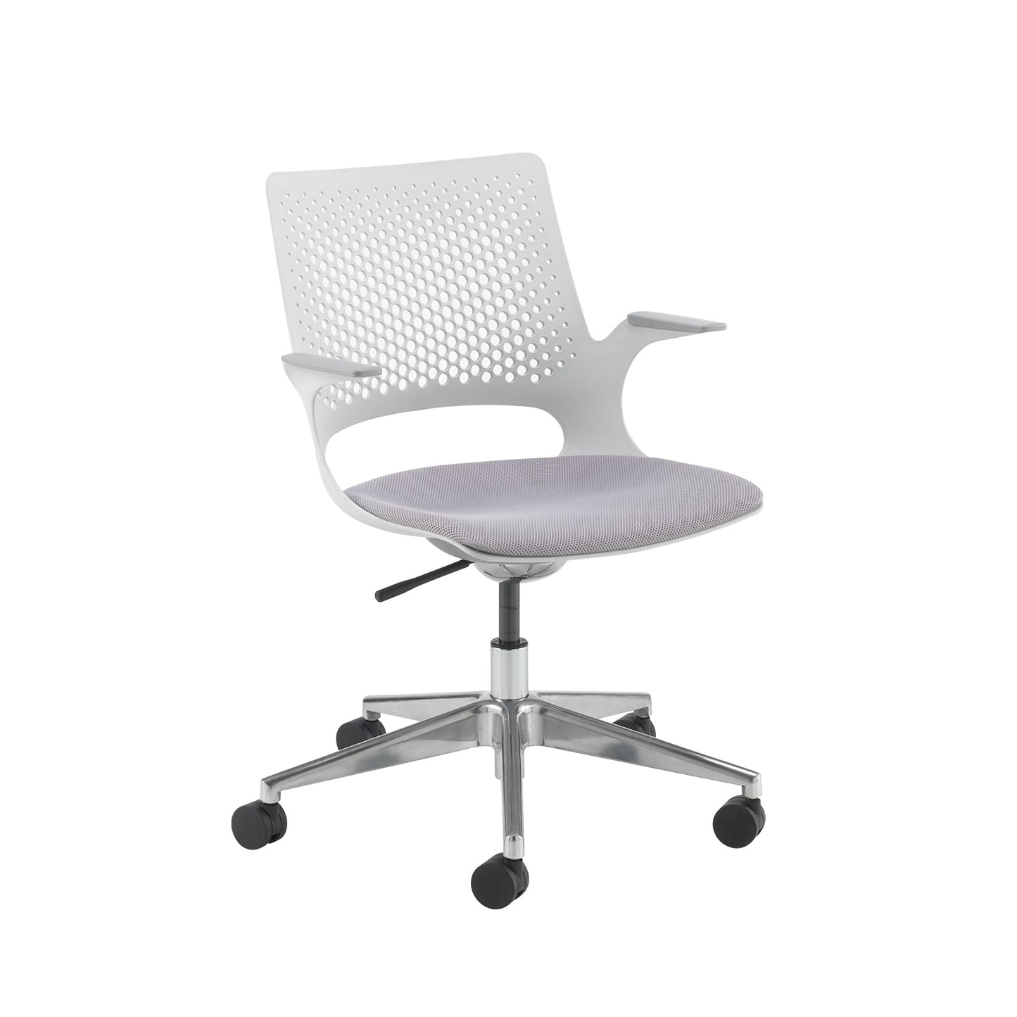 Solus designer operators chair with upholstered seat