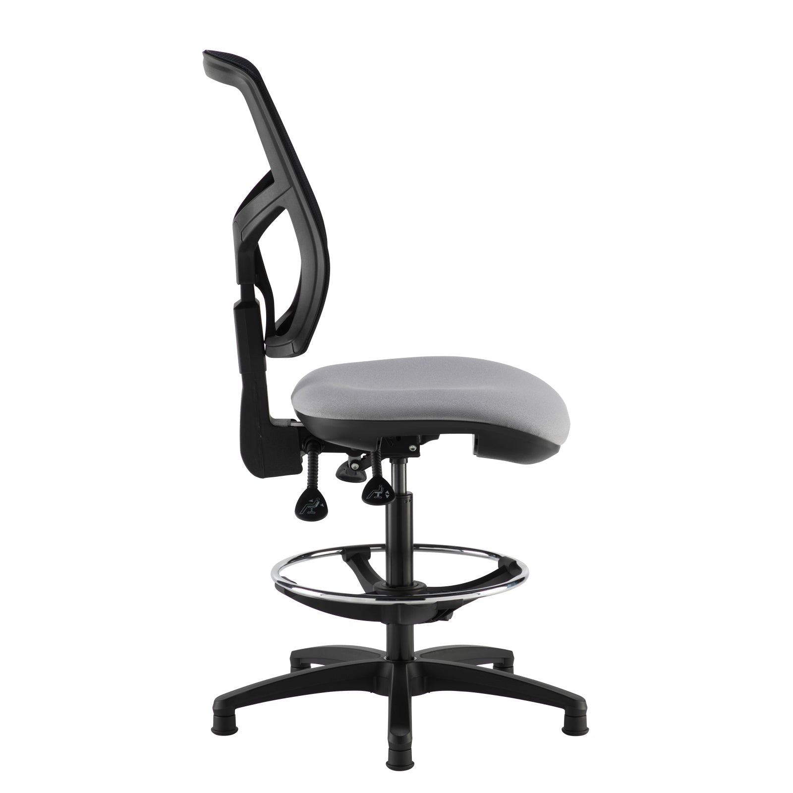 Senza mesh back draughtsman's chair