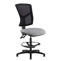 Senza mesh back draughtsman's chair