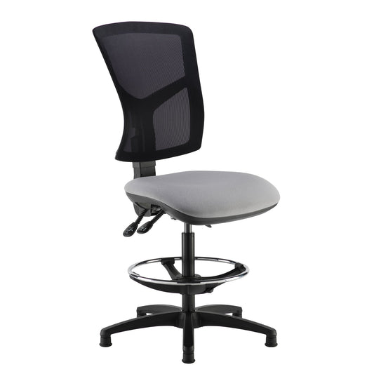 Senza mesh back draughtsman's chair