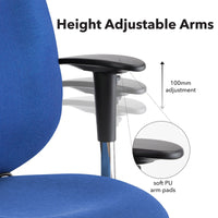 Sofia adjustable lumbar operators chair
