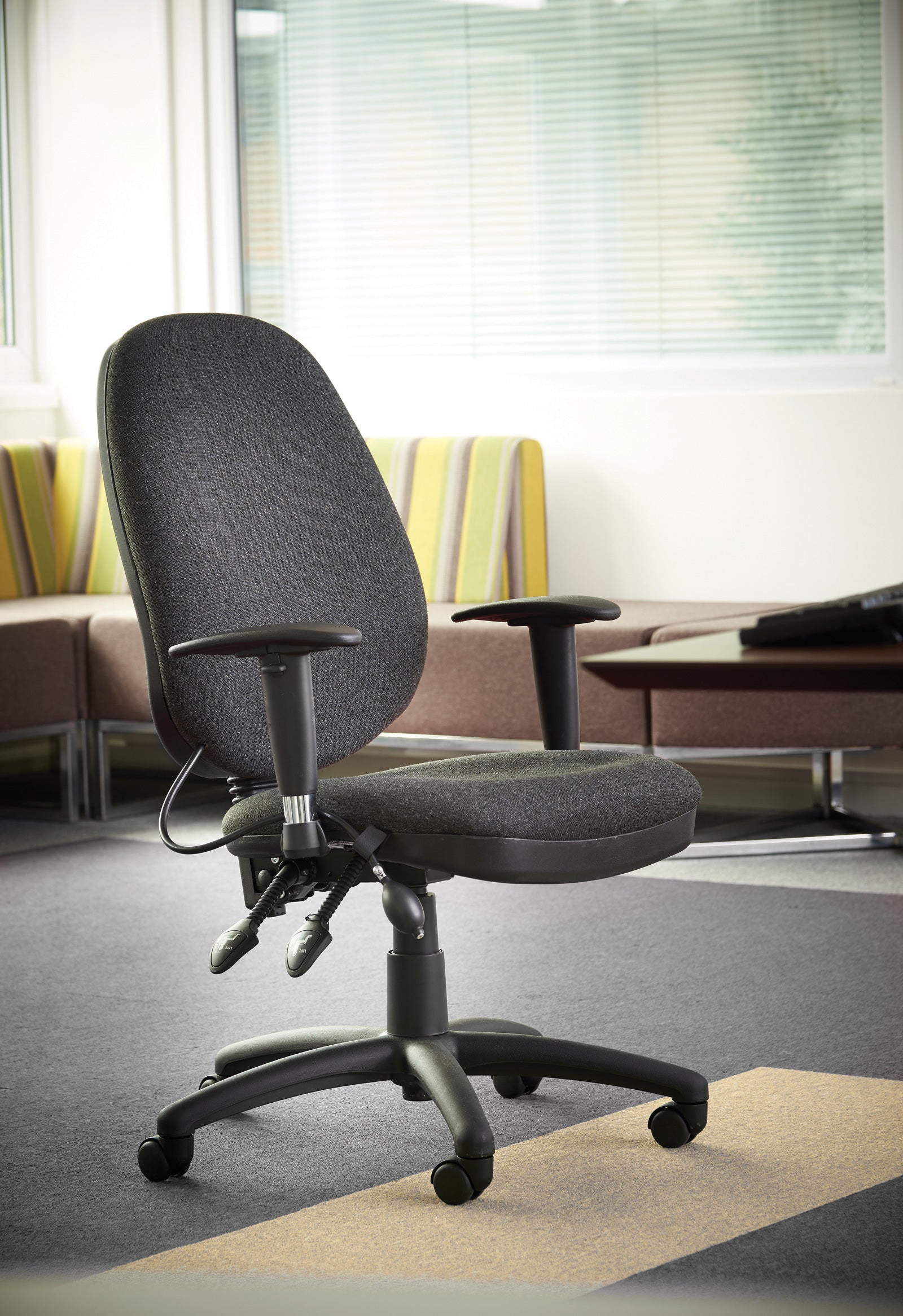 Sofia adjustable lumbar operators chair