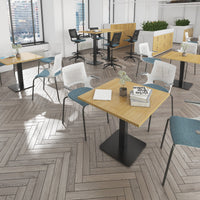 Solus designer draughtsman's chair with upholstered seat