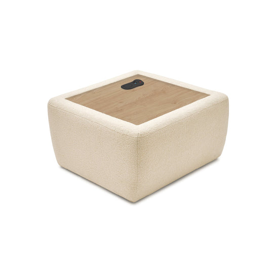 Soul upholstered coffee table with power
