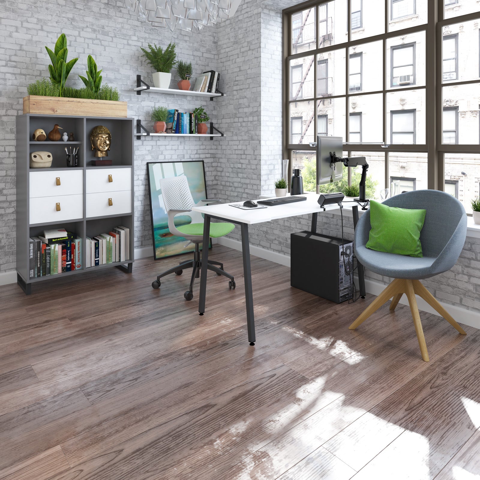 Sparta A-Frame 600Mm Deep Desk