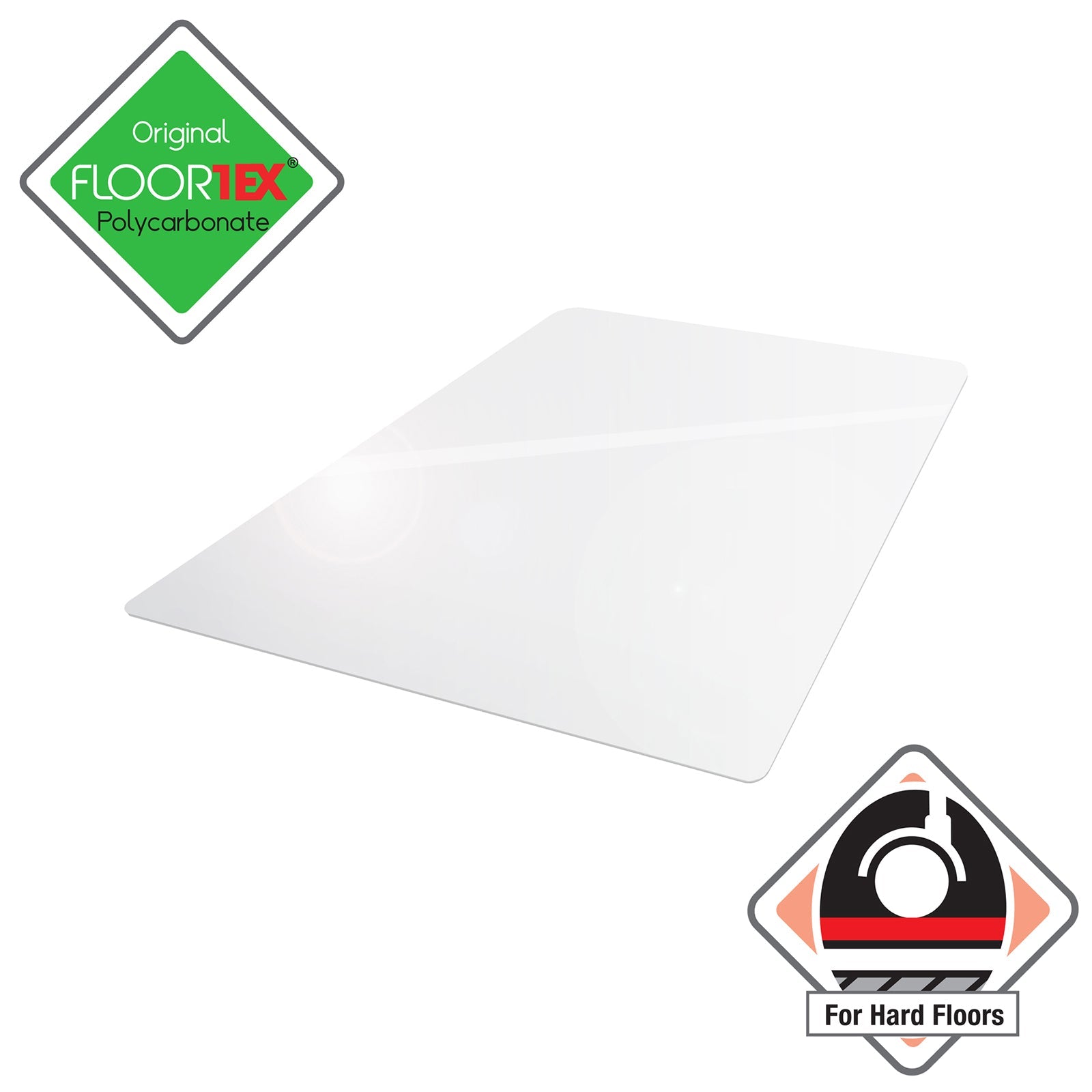 Stucco Clear Chair Mat