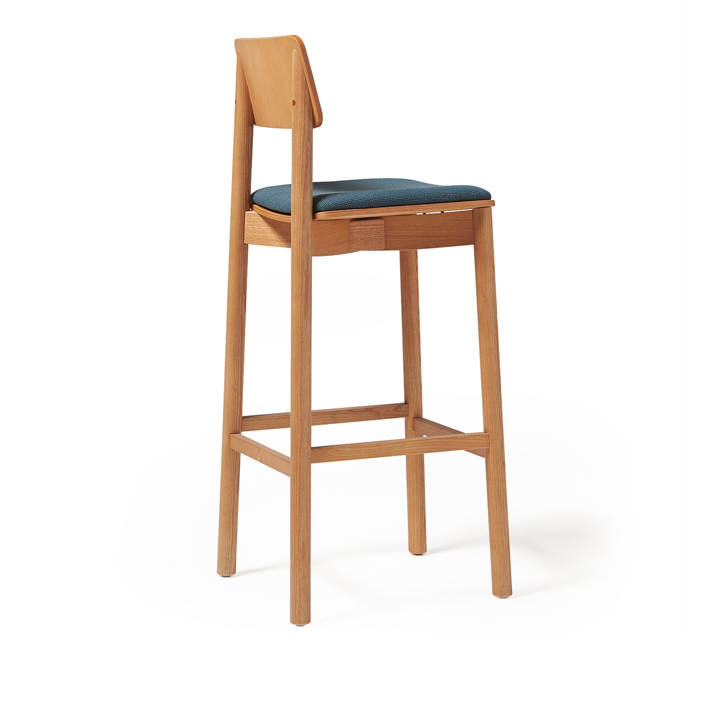 Stark Backrest Stool with Seat Pad