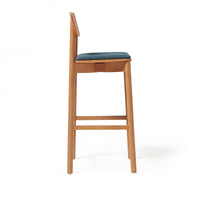 Stark Backrest Stool with Seat Pad