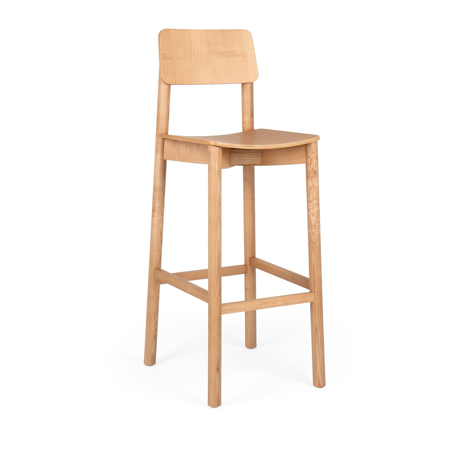 Stark Stool with Backrest
