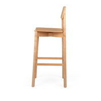 Stark Stool with Backrest