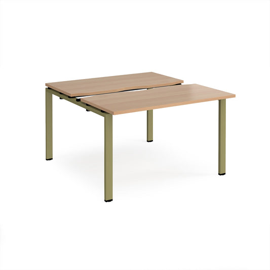 Adapt sliding top B2B desks 1200mm deep