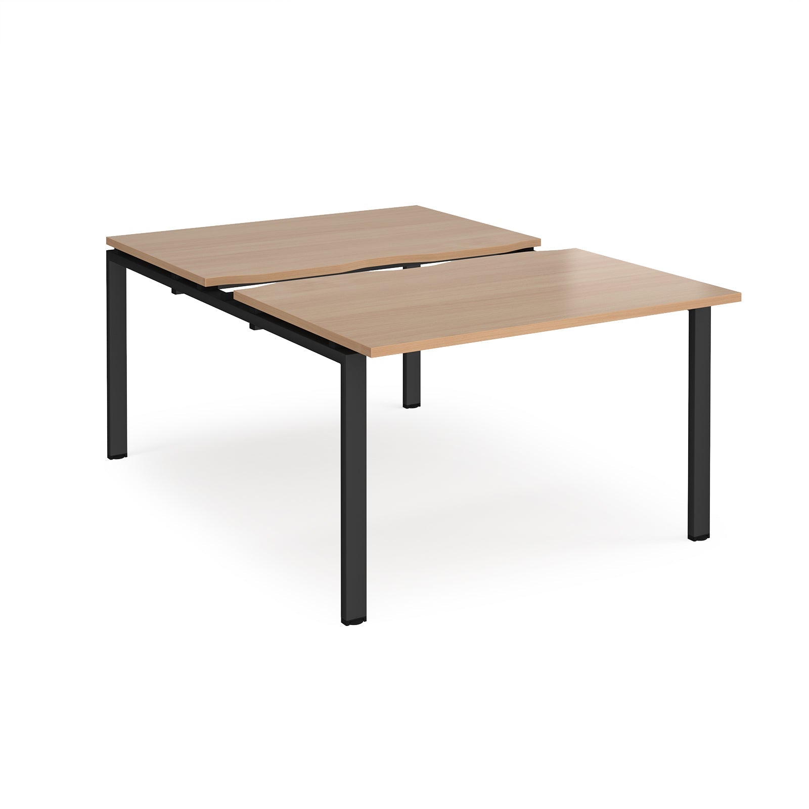 Adapt sliding top B2B desks 1600mm deep