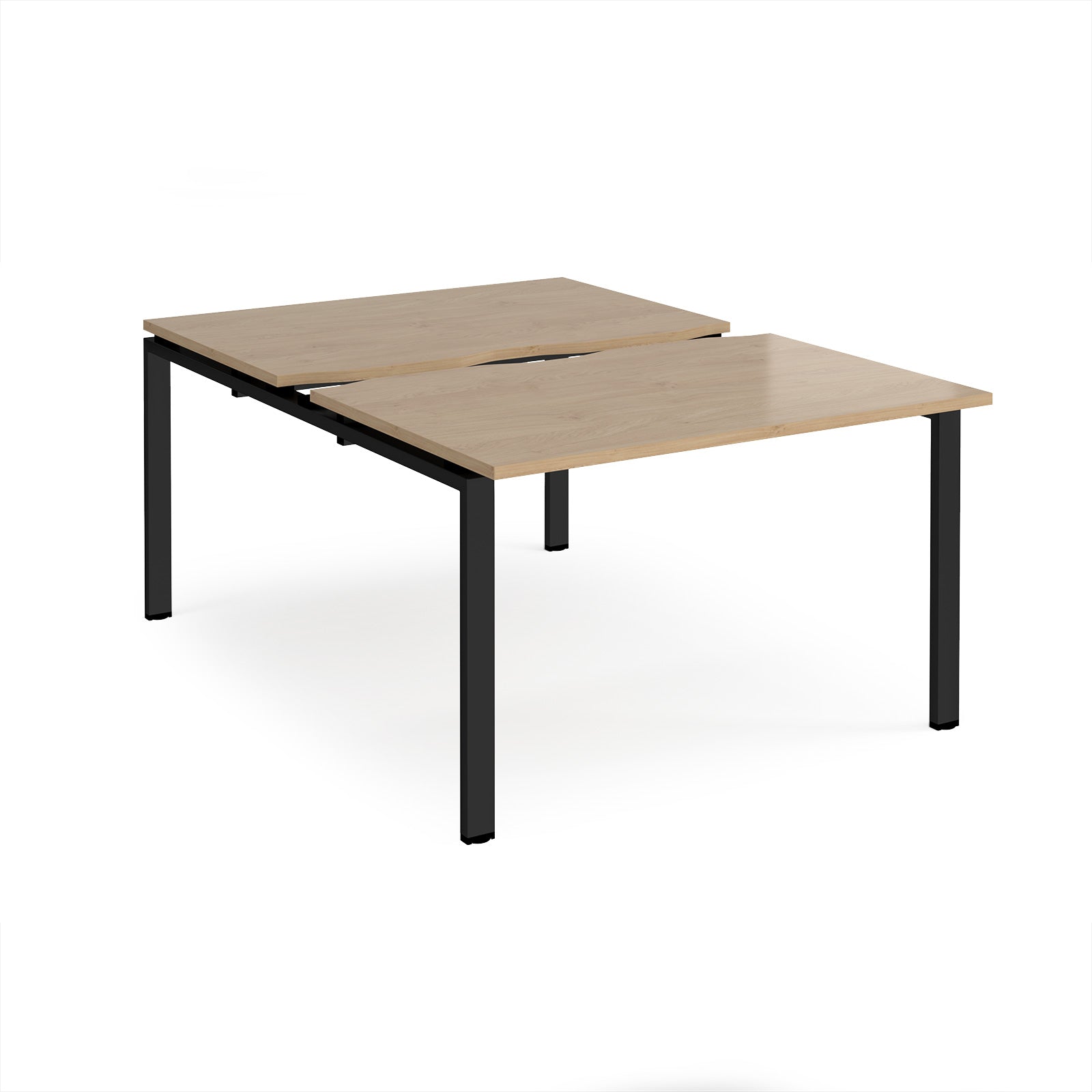 Adapt sliding top B2B desks 1600mm deep
