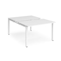 Adapt sliding top B2B desks 1600mm deep