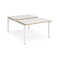 Adapt sliding top B2B desks 1600mm deep