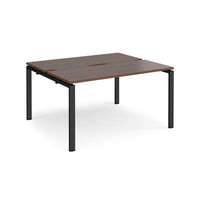 Adapt sliding top B2B desks 1200mm deep