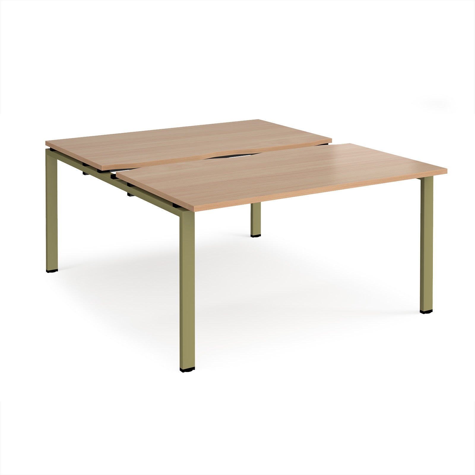Adapt sliding top B2B desks 1600mm deep