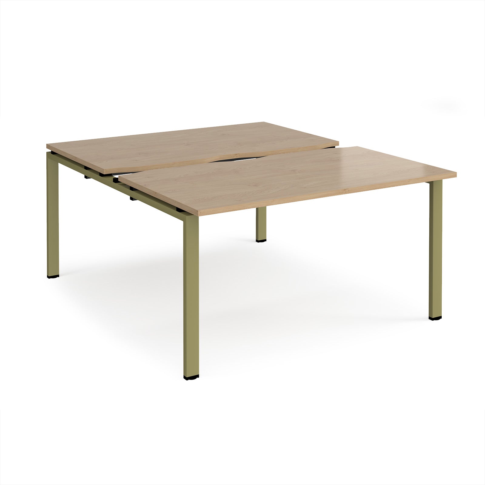 Adapt sliding top B2B desks 1600mm deep