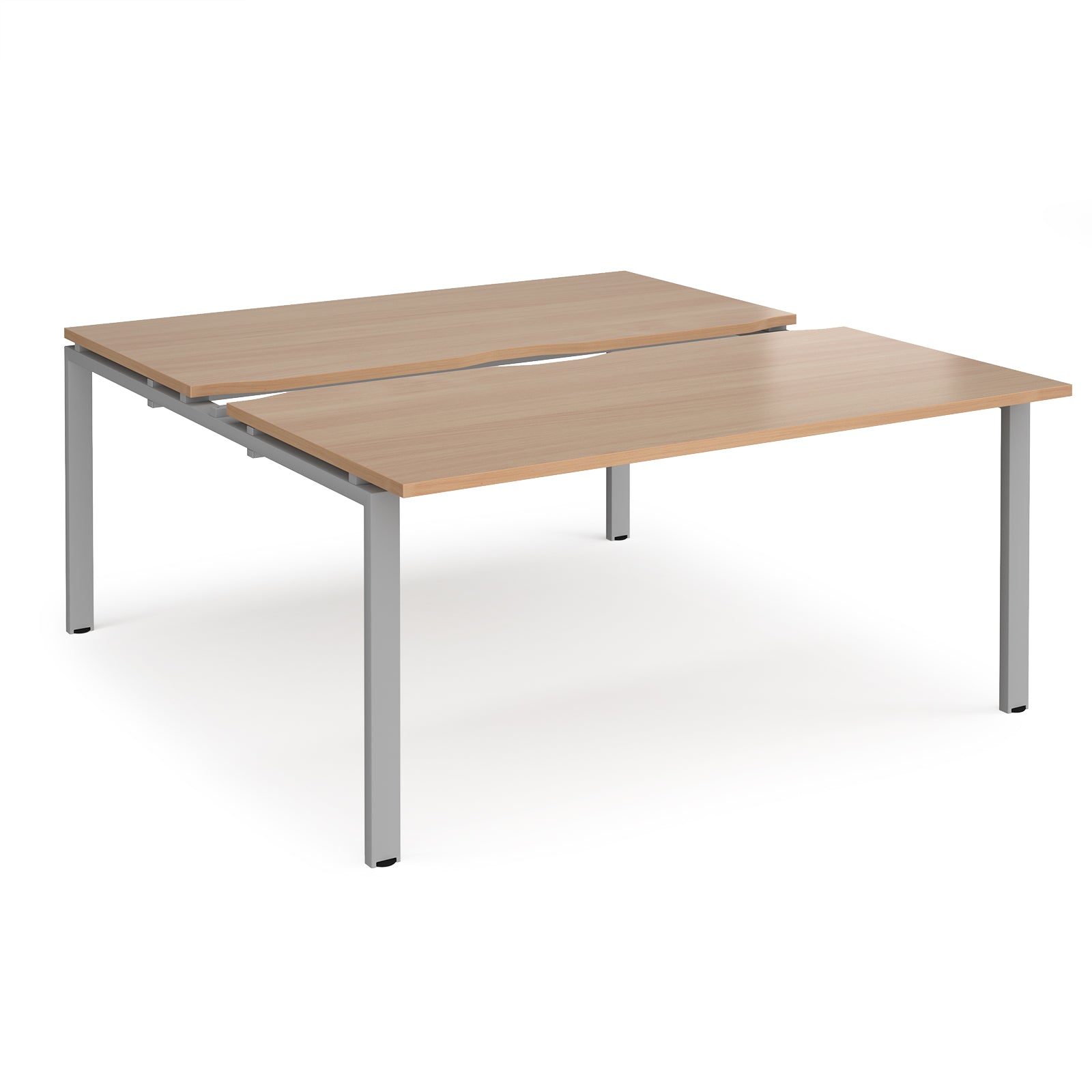 Adapt sliding top B2B desks 1600mm deep
