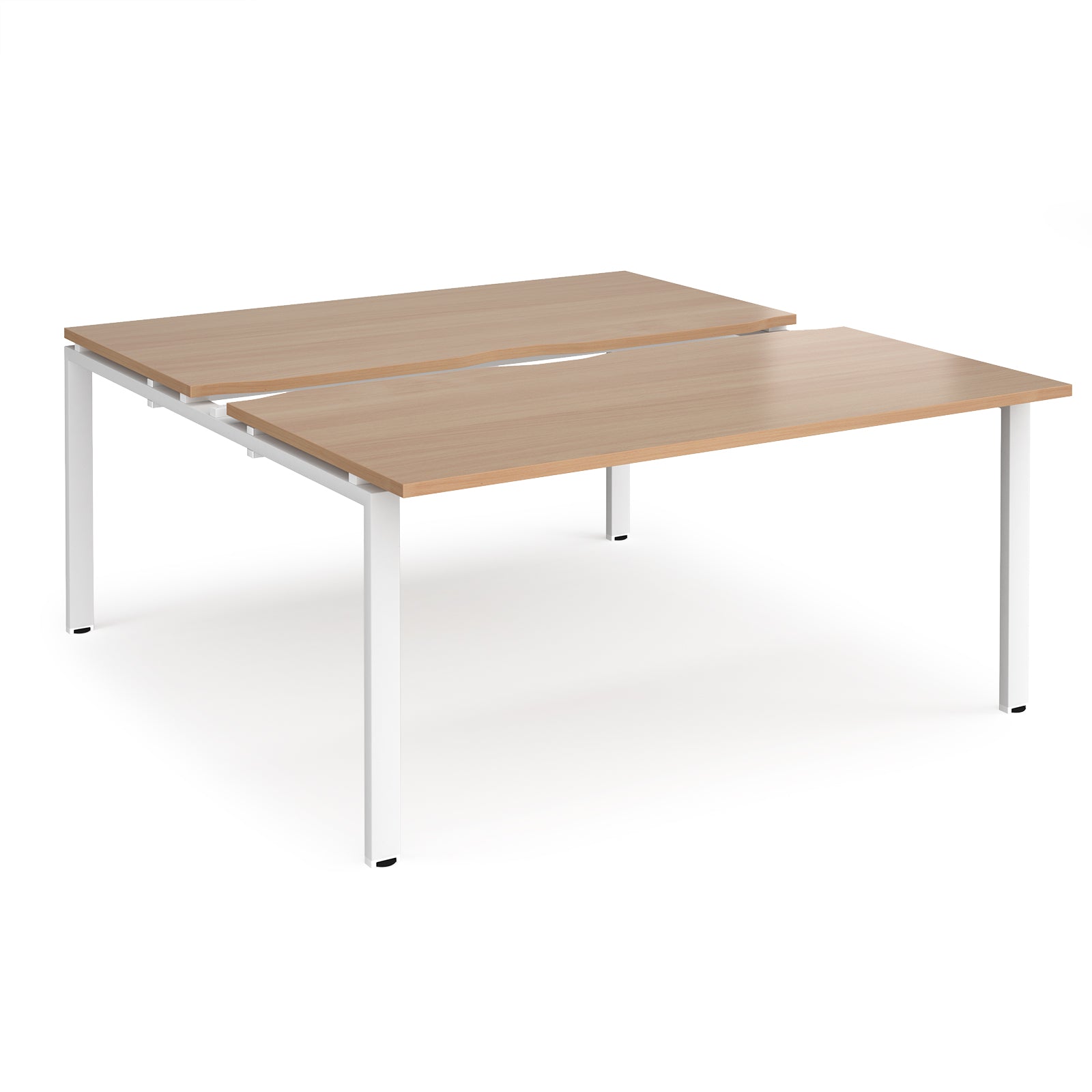 Adapt sliding top B2B desks 1600mm deep