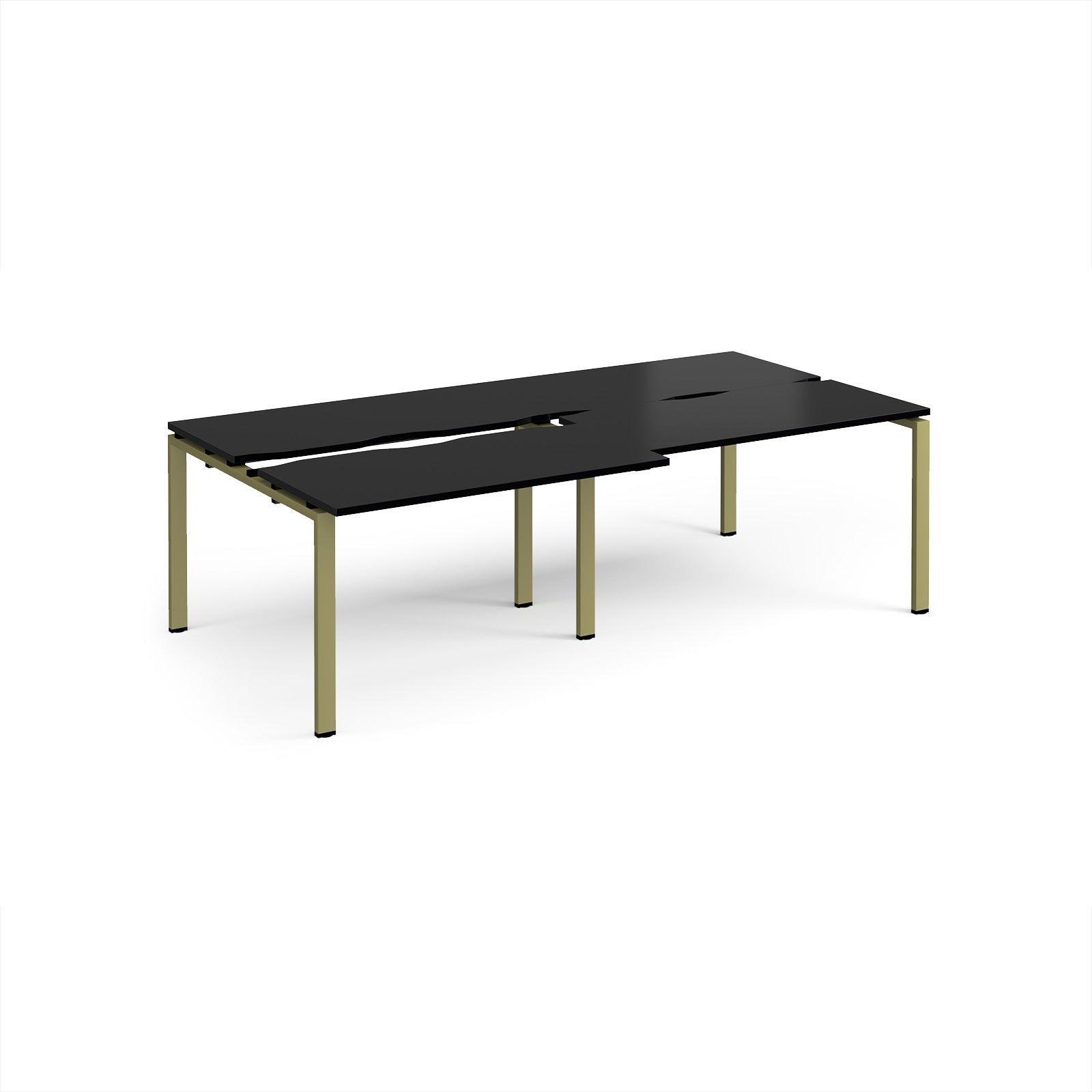 Adapt sliding top double B2B desks 1200mm deep