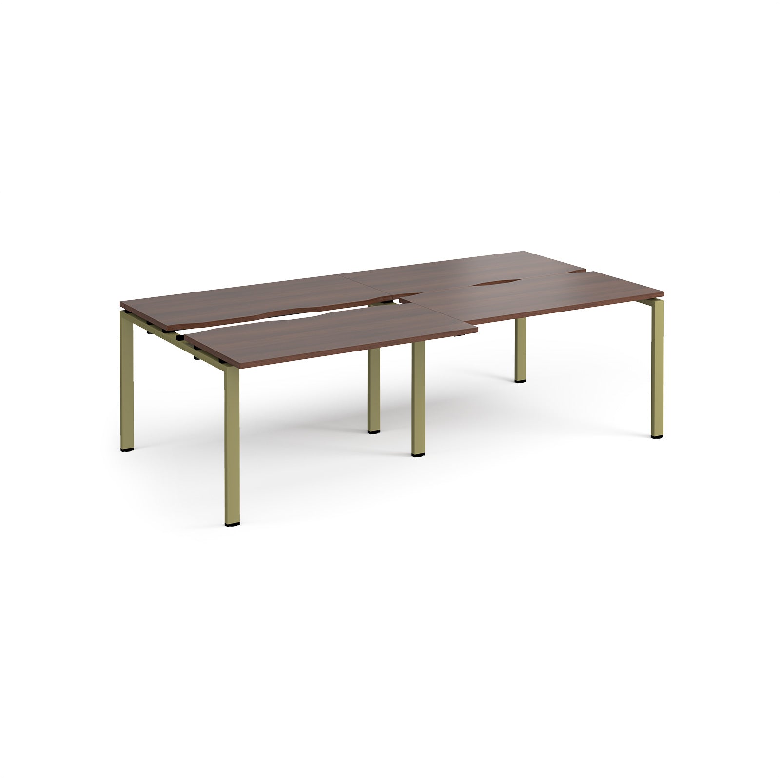 Adapt sliding top double B2B desks 1200mm deep