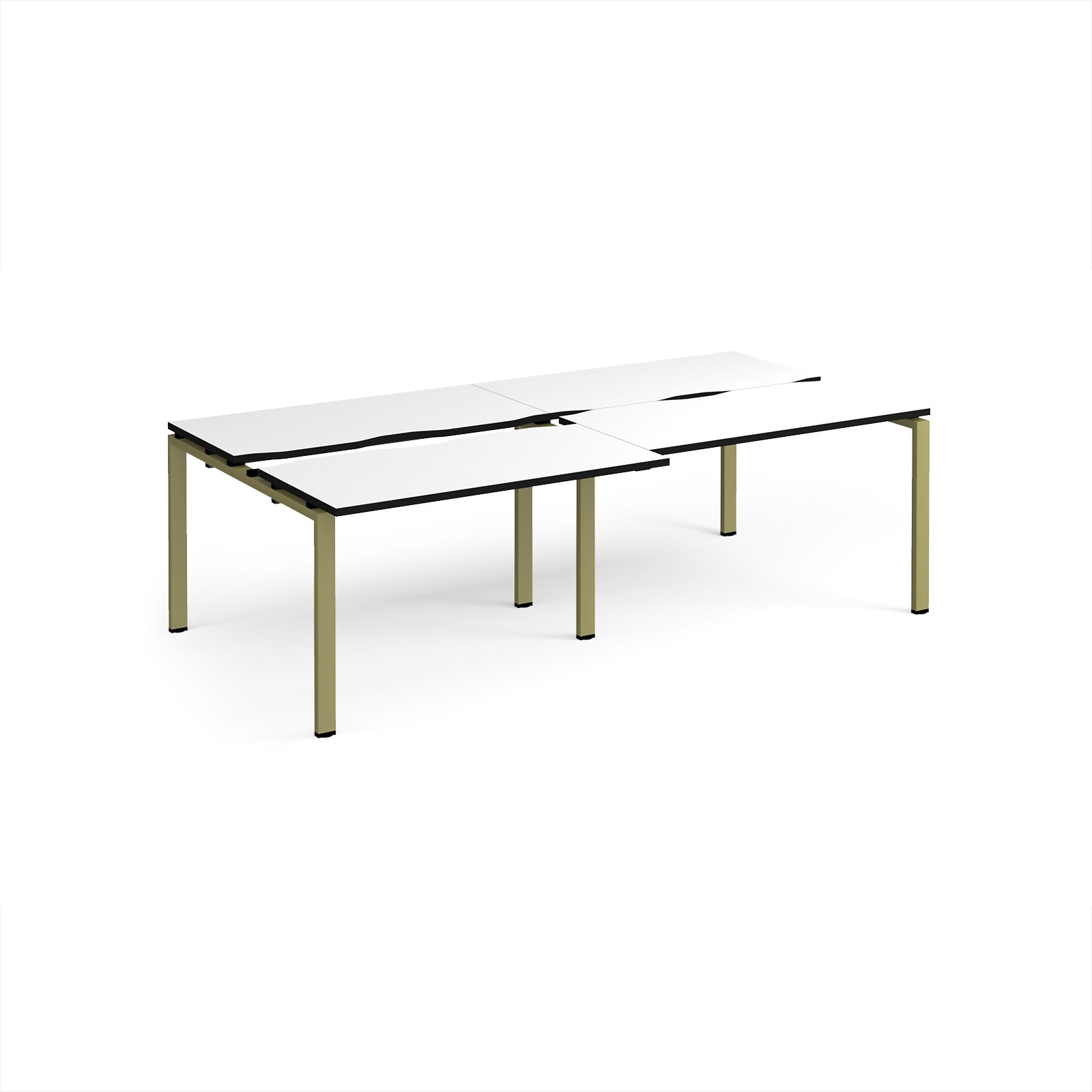 Adapt sliding top double B2B desks 1200mm deep