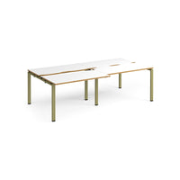 Adapt sliding top double B2B desks 1200mm deep