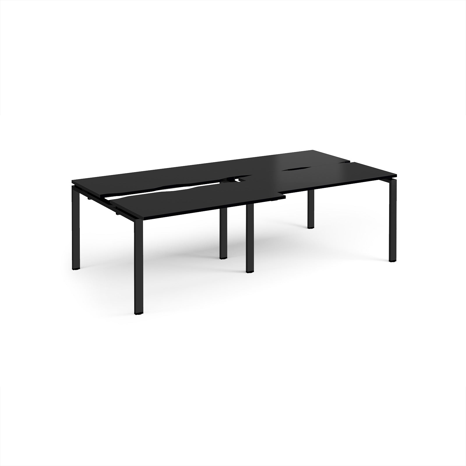Adapt sliding top double B2B desks 1200mm deep