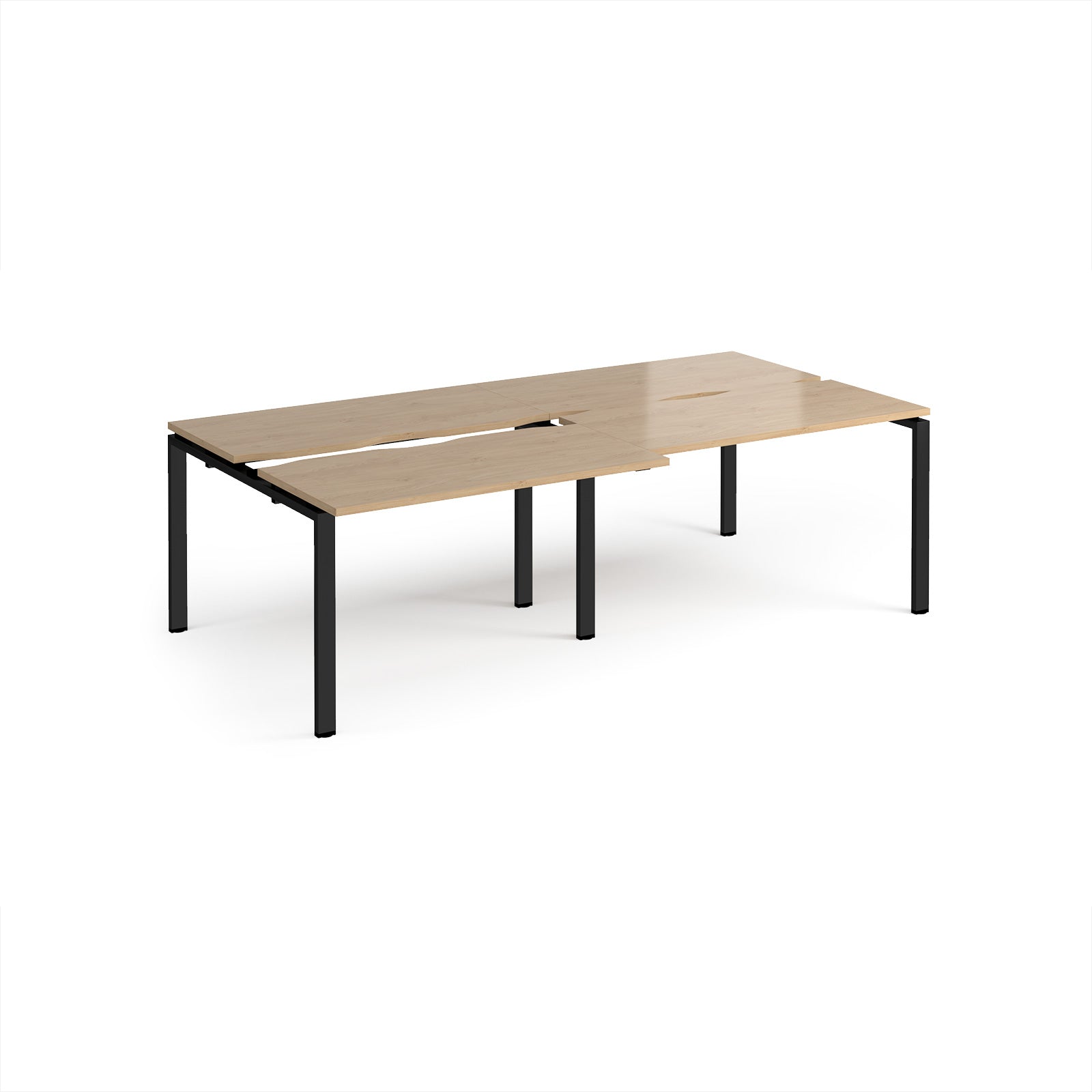 Adapt sliding top double B2B desks 1200mm deep