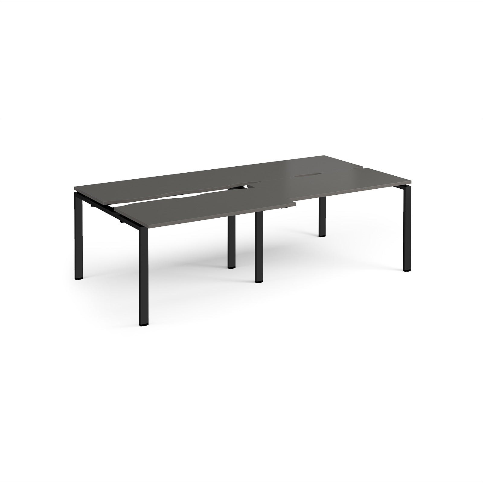 Adapt sliding top double B2B desks 1200mm deep