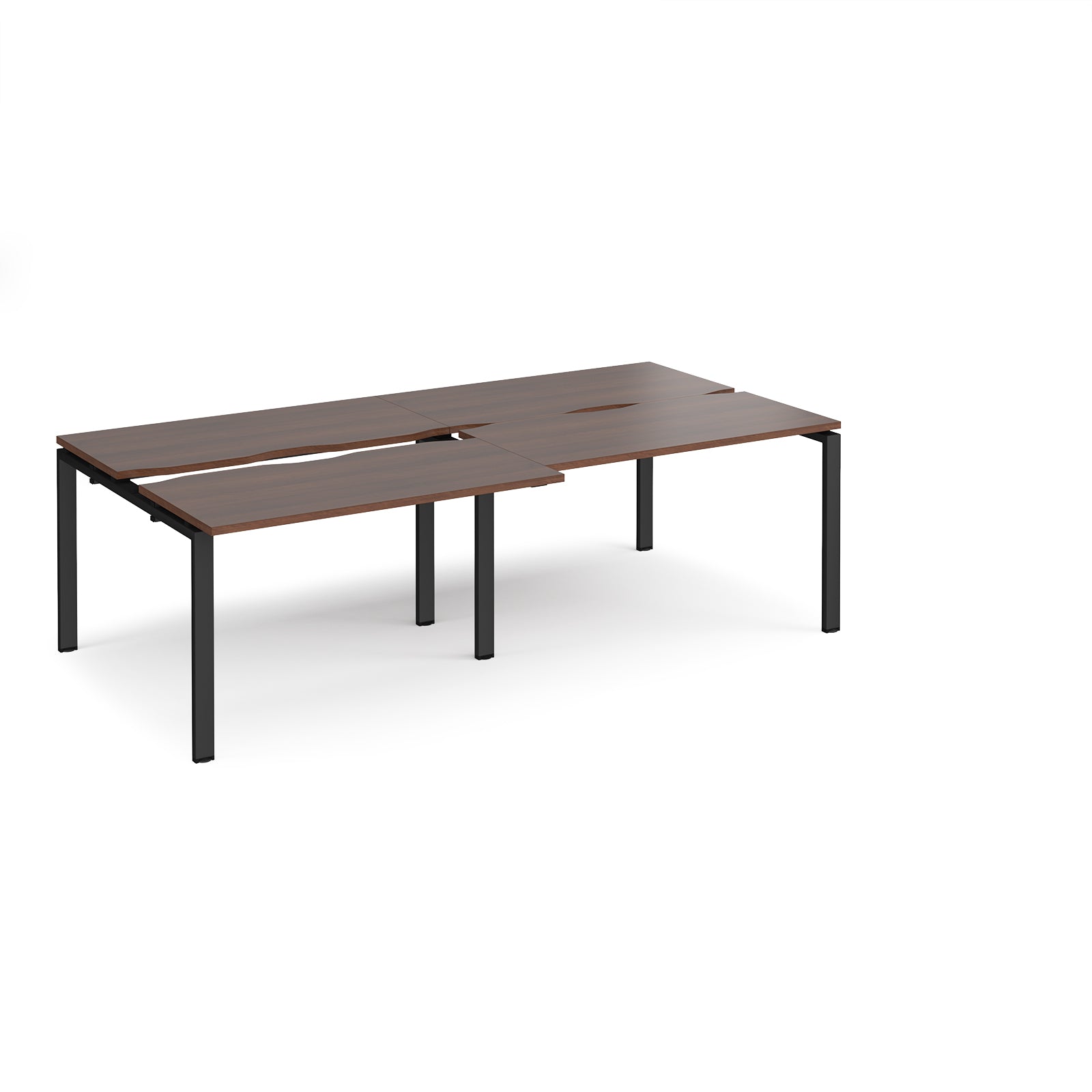 Adapt sliding top double B2B desks 1200mm deep