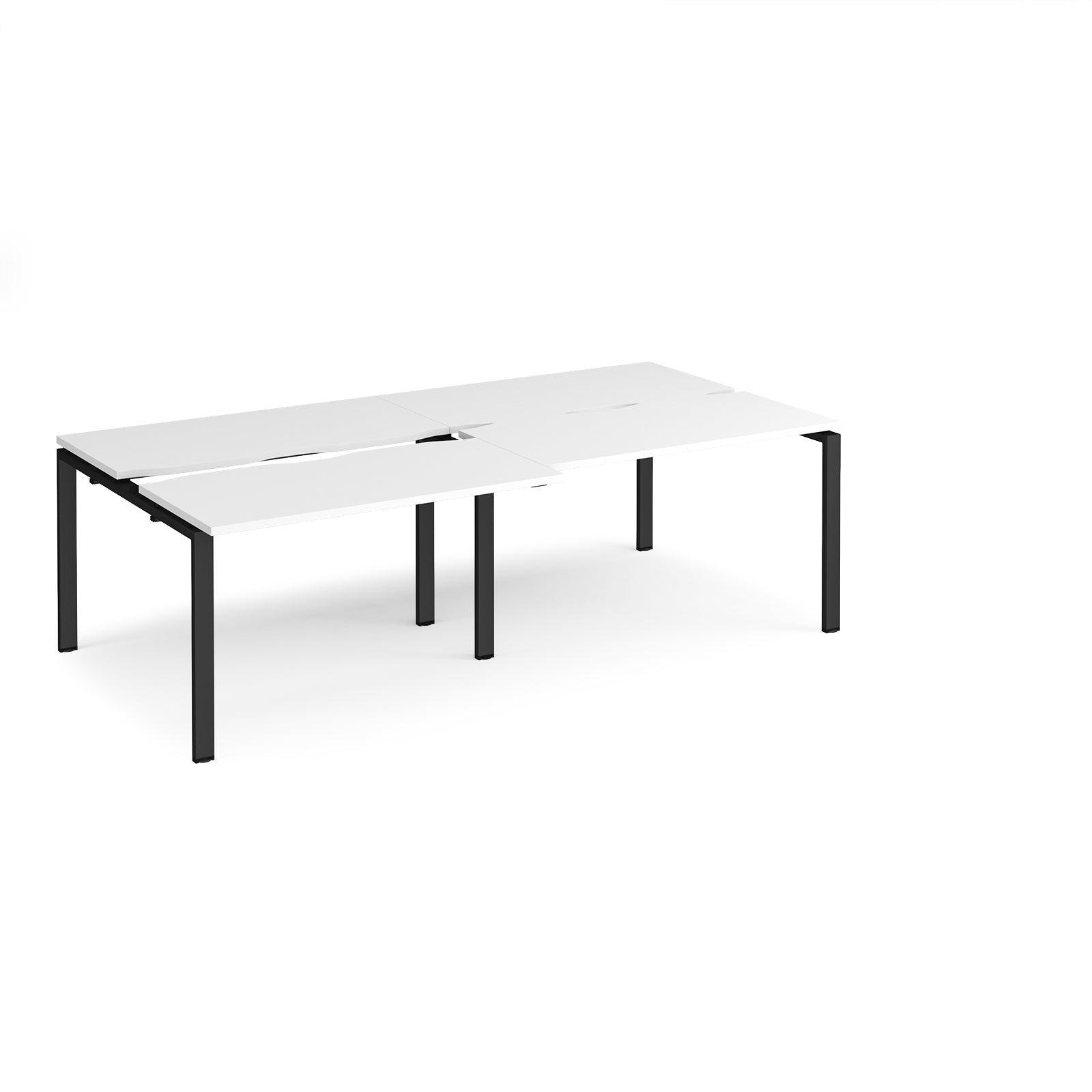 Adapt sliding top double B2B desks 1200mm deep