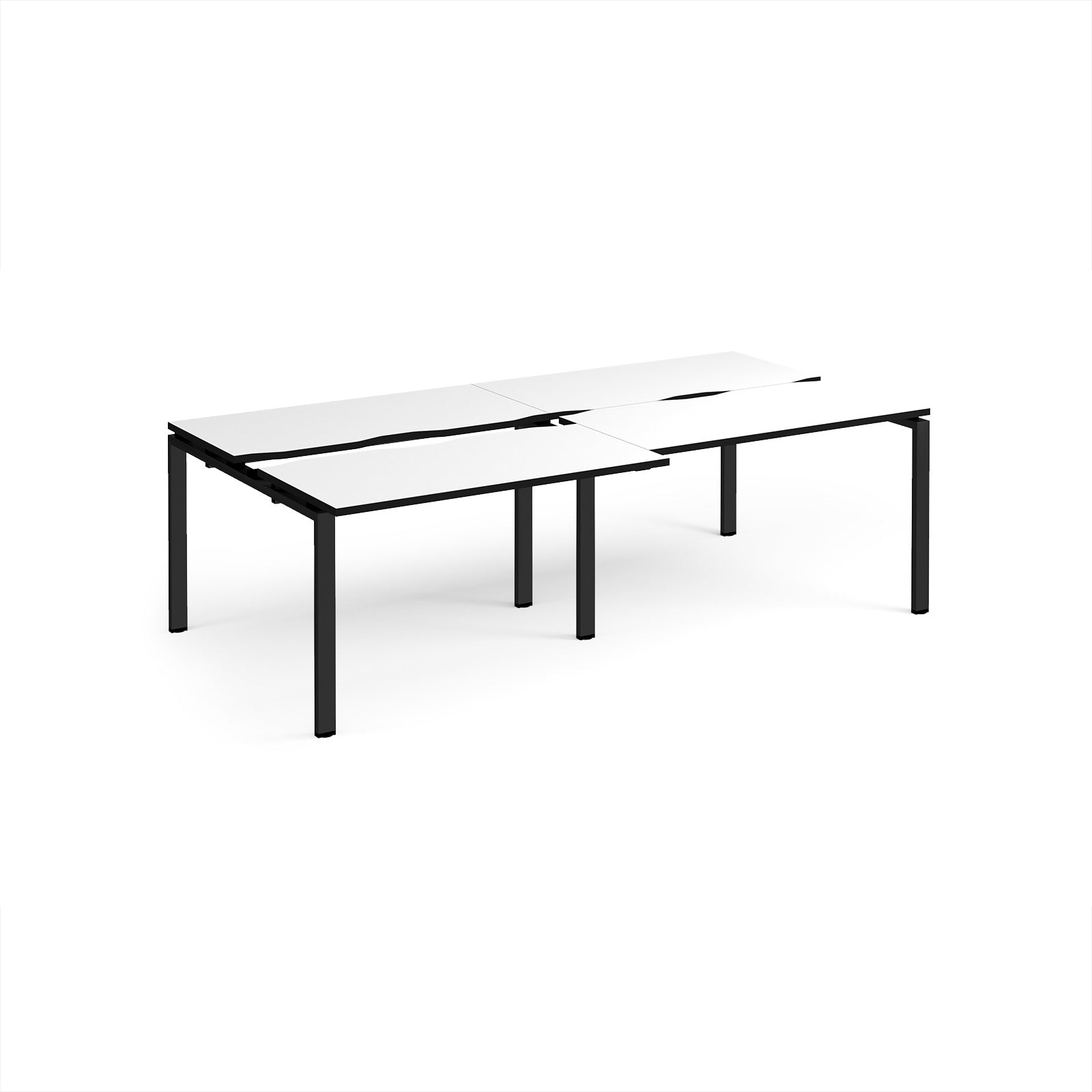 Adapt sliding top double B2B desks 1200mm deep