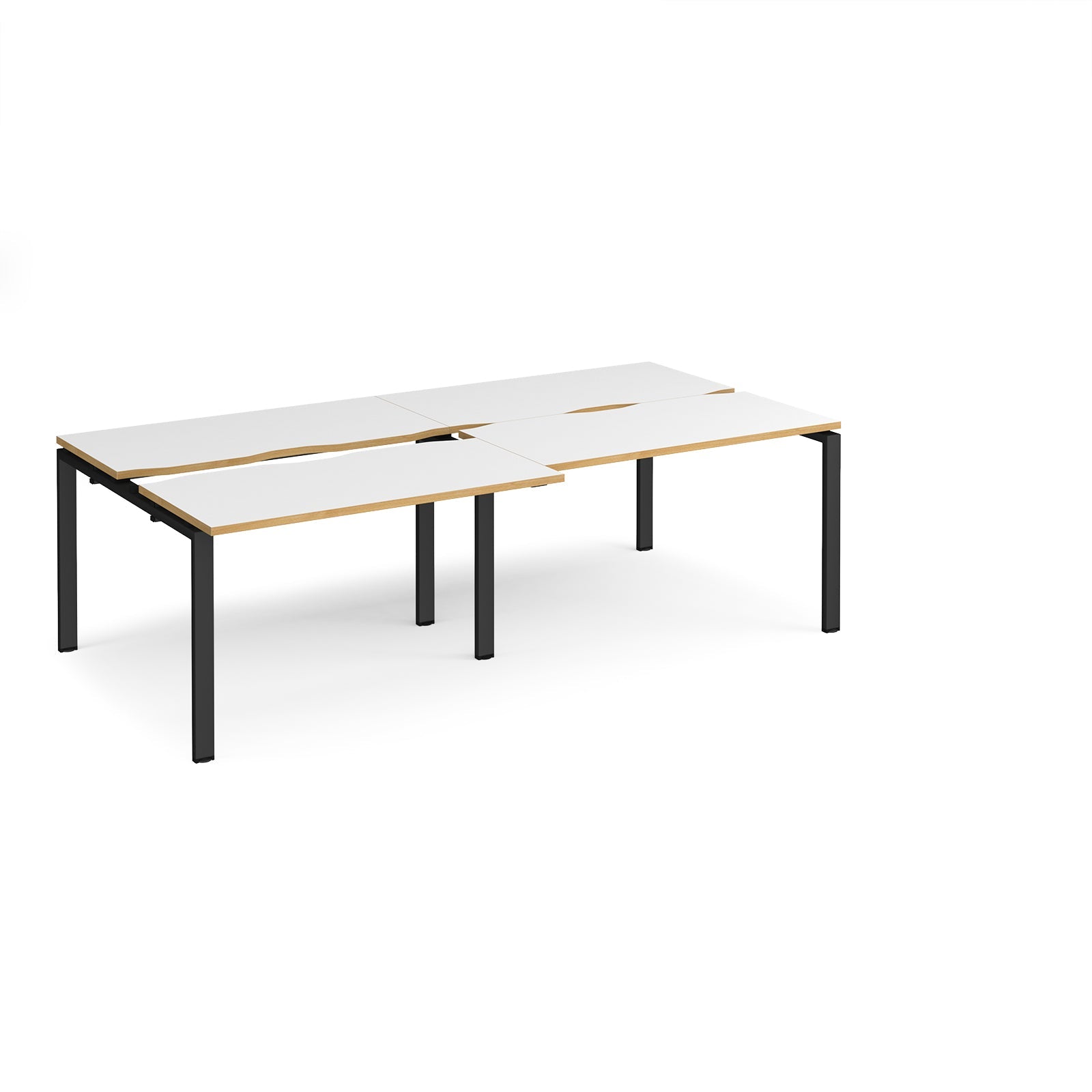 Adapt sliding top double B2B desks 1200mm deep