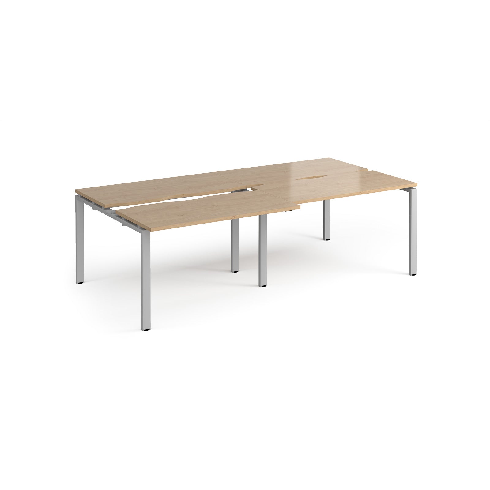 Adapt sliding top double B2B desks 1200mm deep