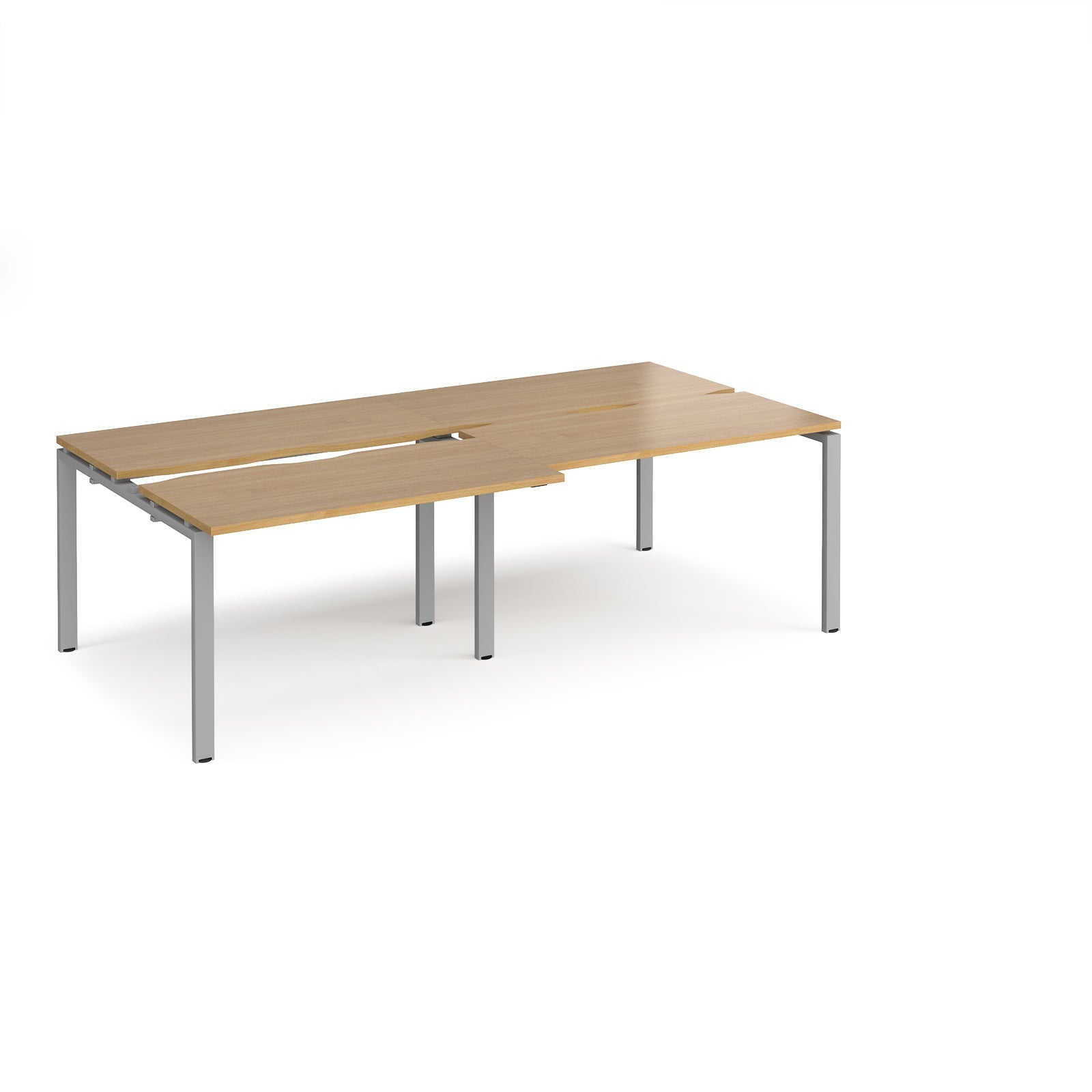Adapt Sliding Top Double B2B Desks 1200Mm Deep
