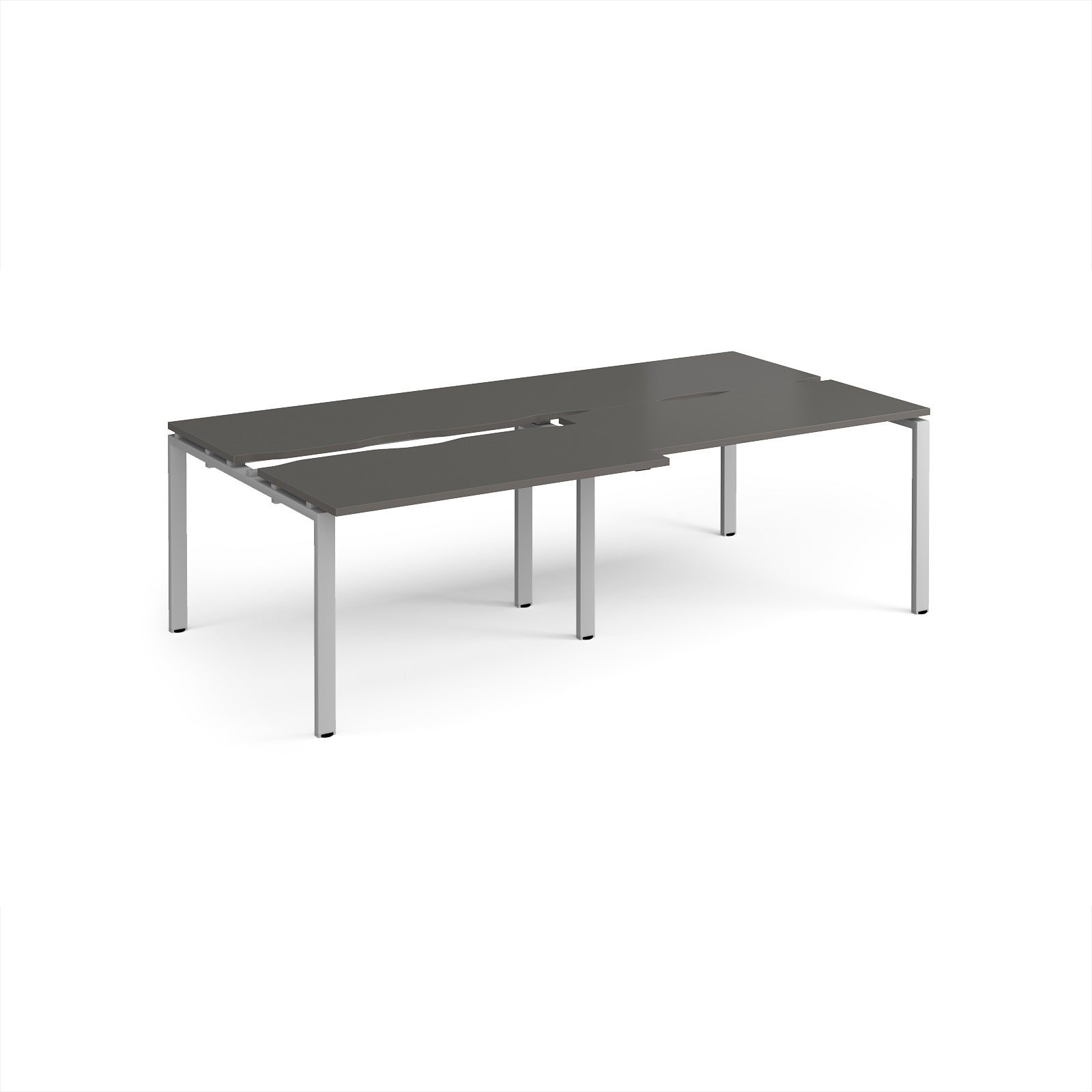 Adapt sliding top double B2B desks 1200mm deep