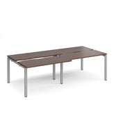 Adapt sliding top double B2B desks 1200mm deep
