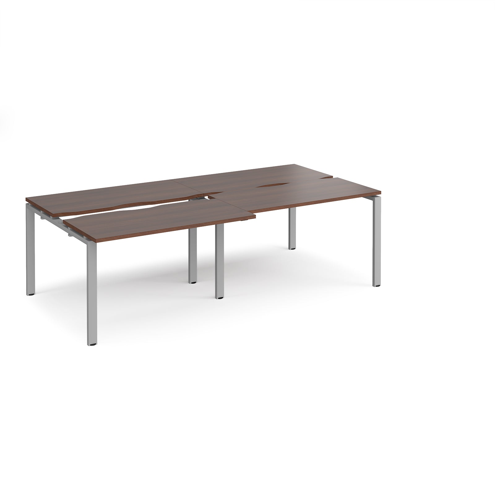 Adapt sliding top double B2B desks 1200mm deep