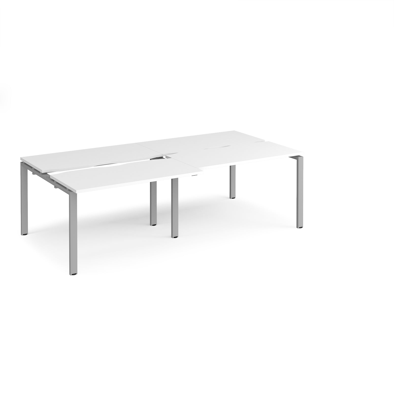 Adapt sliding top double B2B desks 1200mm deep