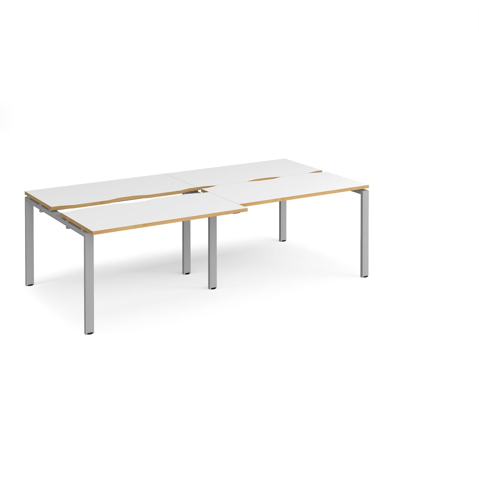 Adapt sliding top double B2B desks 1200mm deep